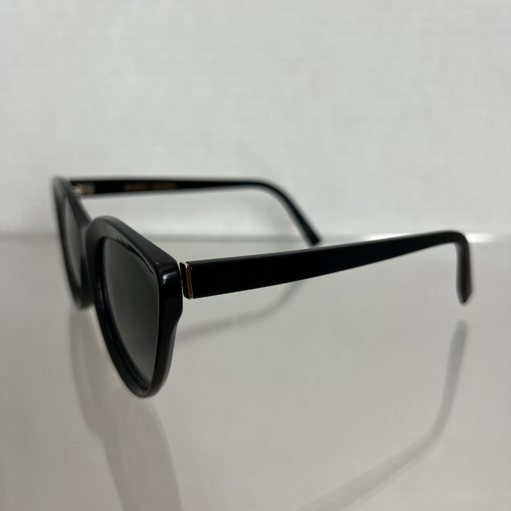 Warby Parker Leta Black Cat Eye Women's Sunglasses 52mm 100 RX-Able - Picture 5 of 6